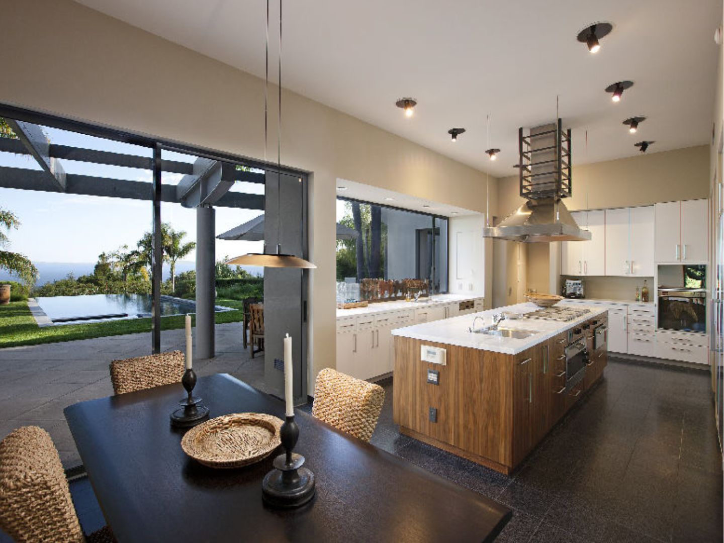 Open concept kitchen remodel with modern finishes in Bay Area home